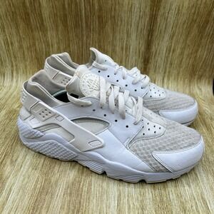 Nike Air Huarache Run Men's Size 12.5 White Running Casual Sneakers 318429-111